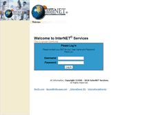 Tablet Screenshot of internet-services.com